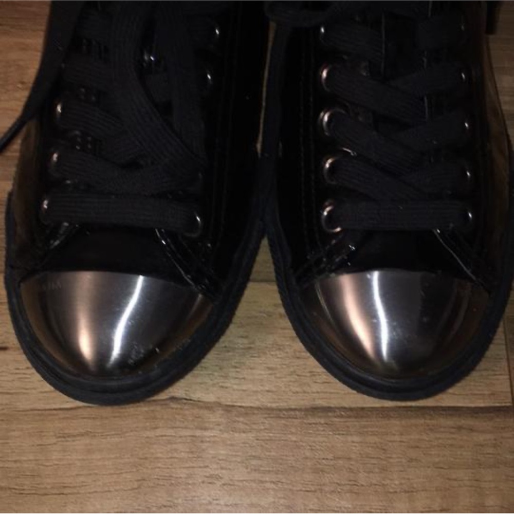 Prada Patent Leather metal toe sneakers - Picture 5 of 9